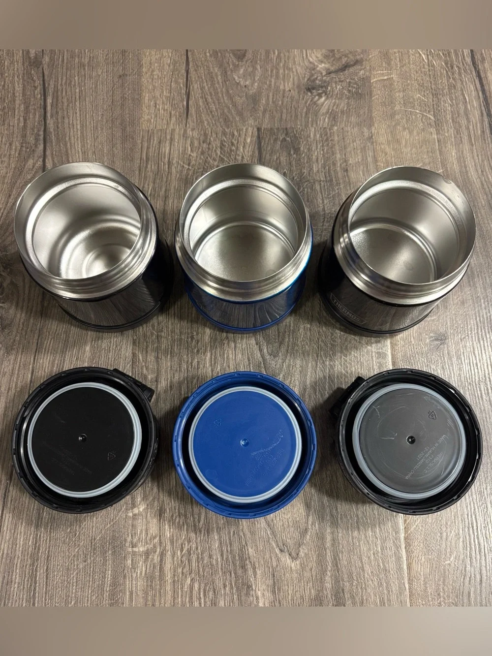 Thermos FUNtainer 10oz Stainless Steel Vacuum Insulated Jar w/ Spoon Lot of 3